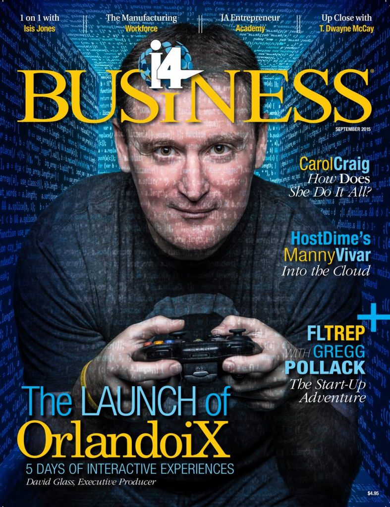 David C. Glass on the cover of i4 Business Magazine